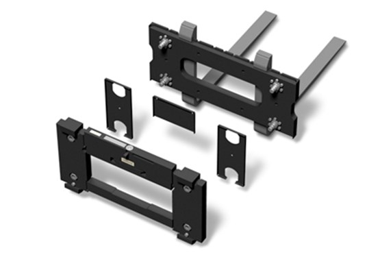 Weigh-Tronix forklift scale to move cargo and pallets.