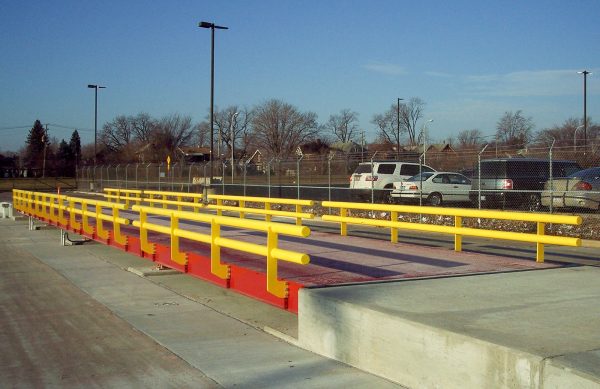 Over the road steel deck truck scale