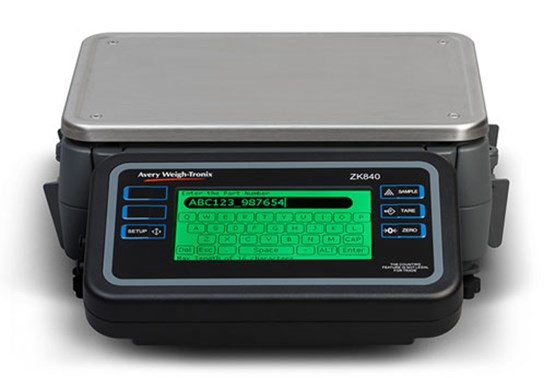 Fully programmable digital counting scale